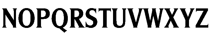 Silverado Condensed Bold Font UPPERCASE