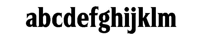 Silverado Condensed Extra Bold FONT