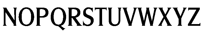 Silverado Condensed Medium Font UPPERCASE