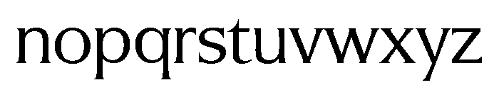 Silverado Light Font LOWERCASE