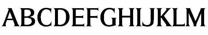Silverado Medium Font UPPERCASE