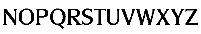Silverado Medium Font UPPERCASE
