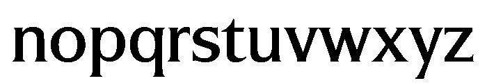 Silverado Medium Font LOWERCASE