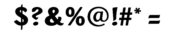 Sinclair Script Bold Font OTHER CHARS