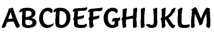 Sinclair Script Medium Font UPPERCASE