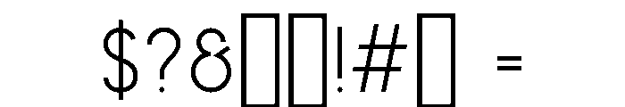 Sinclaire Regular Font OTHER CHARS