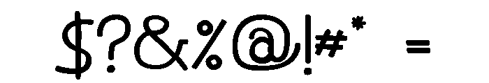 Singela Bold Font OTHER CHARS