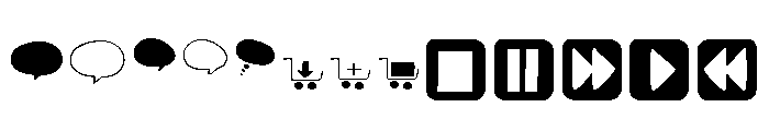Singela Extras Font UPPERCASE