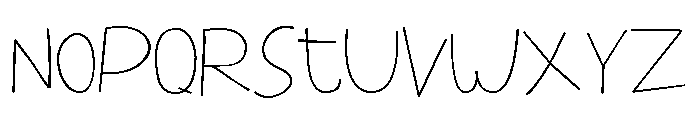 Singela Regular Font LOWERCASE