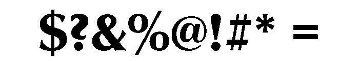 Skeena Heavy Font OTHER CHARS