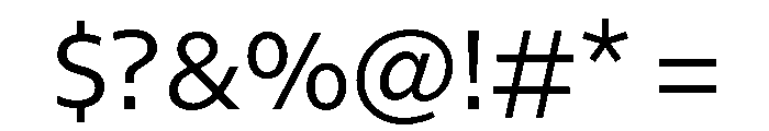 Skeena Light Font OTHER CHARS