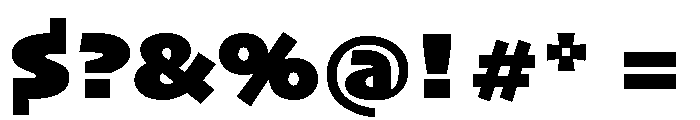 Skia CC Black Font OTHER CHARS
