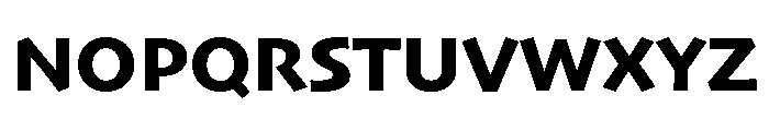 Skia CC Bold Font UPPERCASE