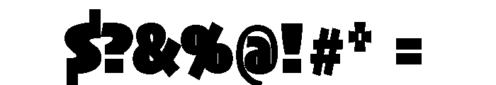 Skia CC Compressed Black Font OTHER CHARS