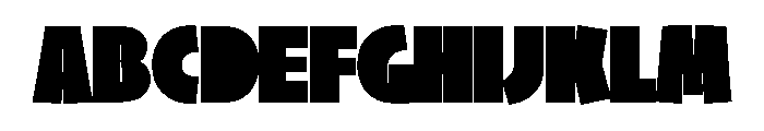 Skia CC Compressed Black Font UPPERCASE