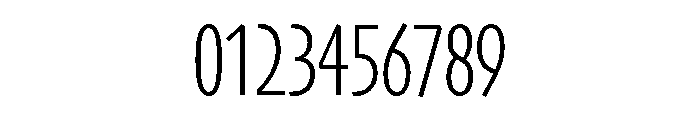 Skia CC Compressed Light Font OTHER CHARS