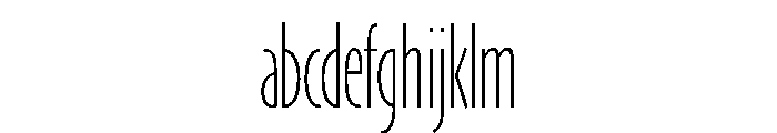 Skia CC Compressed Thin FONT