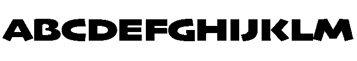 Skia CC Extended Black Font UPPERCASE