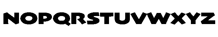 Skia CC Extended Black Font UPPERCASE