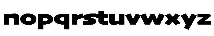 Skia CC Extended Black Font LOWERCASE