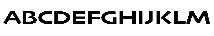 Skia CC Extended Bold Font UPPERCASE