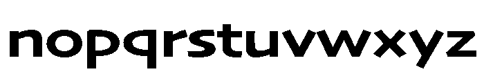 Skia CC Extended Bold Font LOWERCASE