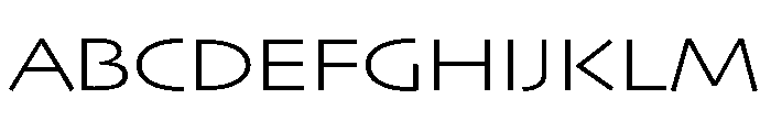 Skia CC Extended Light Font UPPERCASE