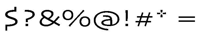 Skia CC Extended Regular Font OTHER CHARS