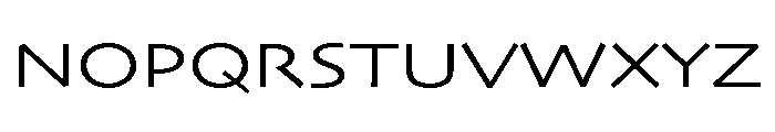 Skia CC Extended Regular Font UPPERCASE