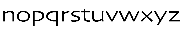 Skia CC Extended Regular Font LOWERCASE