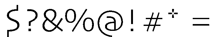 Skia CC Light Font OTHER CHARS