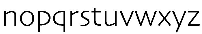 Skia CC Light Font LOWERCASE