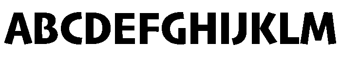 Skia CC Semi Condensed Bold Font UPPERCASE