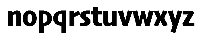 Skia CC Semi Condensed Bold Font LOWERCASE