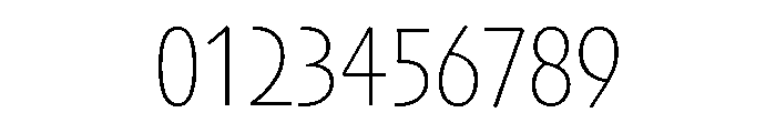 Skia CC Semi Condensed Thin Font OTHER CHARS