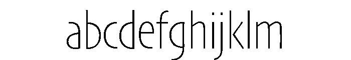 Skia CC Semi Condensed Thin FONT