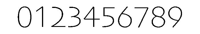 Skia CC Thin Font OTHER CHARS