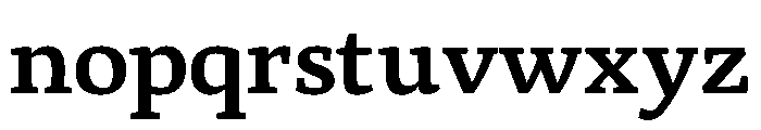 Skolar Pe Variable Bold Font LOWERCASE