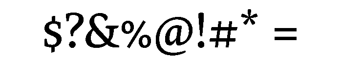 Skolar Pe Variable Medium Font OTHER CHARS