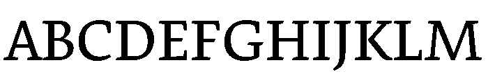 Skolar Pe Variable Medium Font UPPERCASE