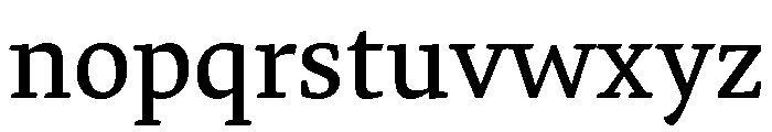 Skolar Pe Variable Medium Font LOWERCASE