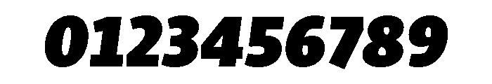 Skolar Sans Hebrew Heavy Italic Font OTHER CHARS