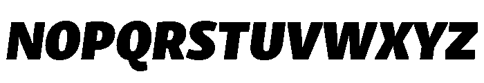 Skolar Sans Hebrew Heavy Italic Font UPPERCASE