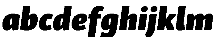 Skolar Sans Hebrew Heavy Italic FONT