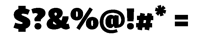 Skolar Sans Hebrew Heavy Font OTHER CHARS