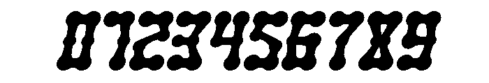 SKELETON ARMY Bold Italic Font OTHER CHARS