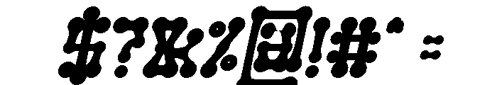 SKELETON ARMY Bold Italic Font OTHER CHARS