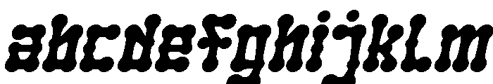 SKELETON ARMY Bold Italic FONT