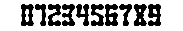 SKELETON ARMY Bold Font OTHER CHARS