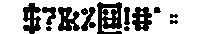 SKELETON ARMY Bold Font OTHER CHARS